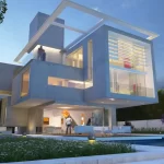 تصميم معماري حديث لمنزل عصري يجمع بين الاستدامة والمساحات المفتوحة والزجاج الواسع