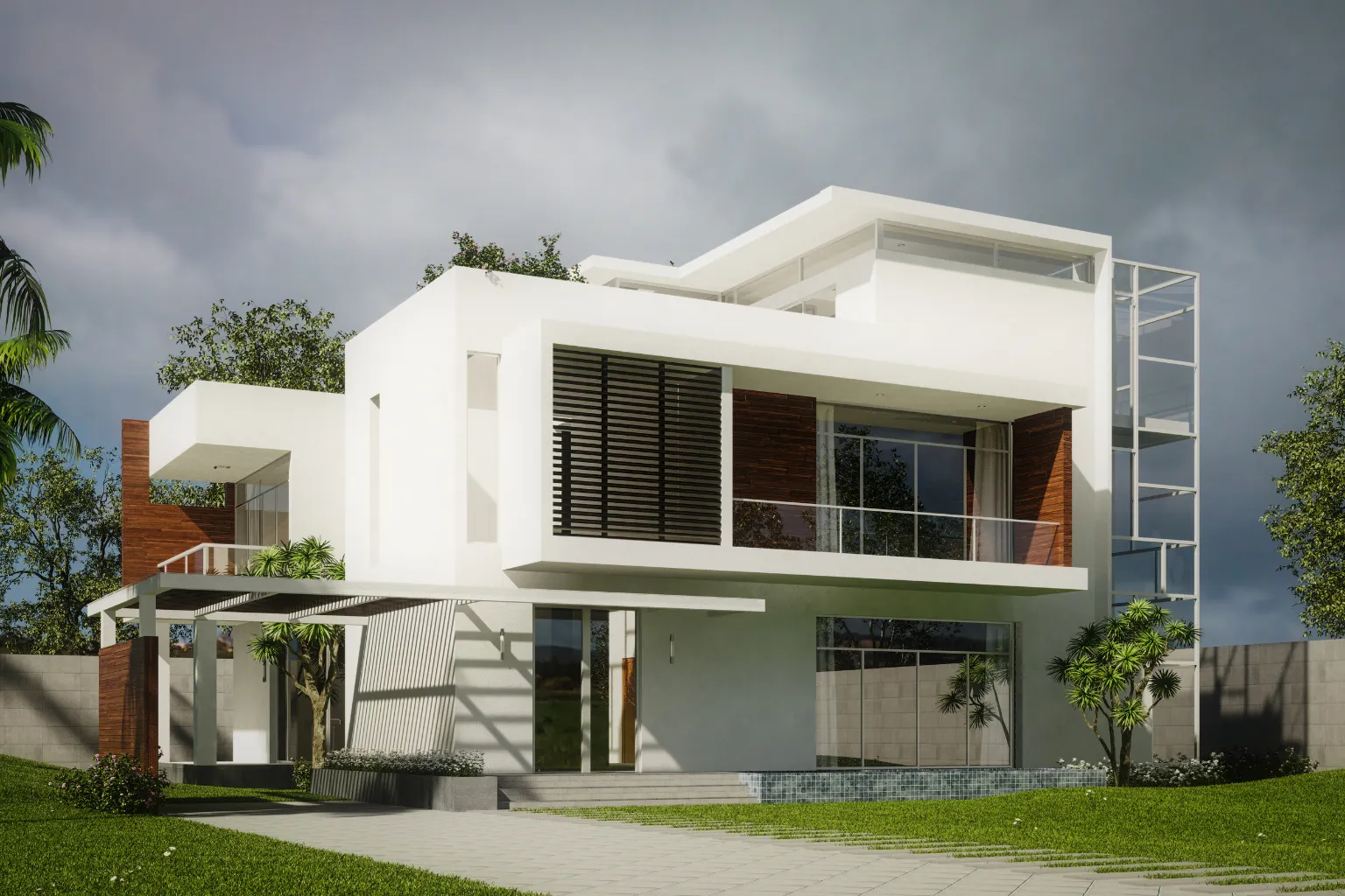 modern villa design with cost estimation 2026